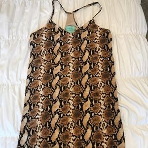 Snake Print Judith March Dress